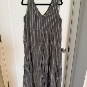 NWT Marine Layer Striped Gray Sleeveless Dress